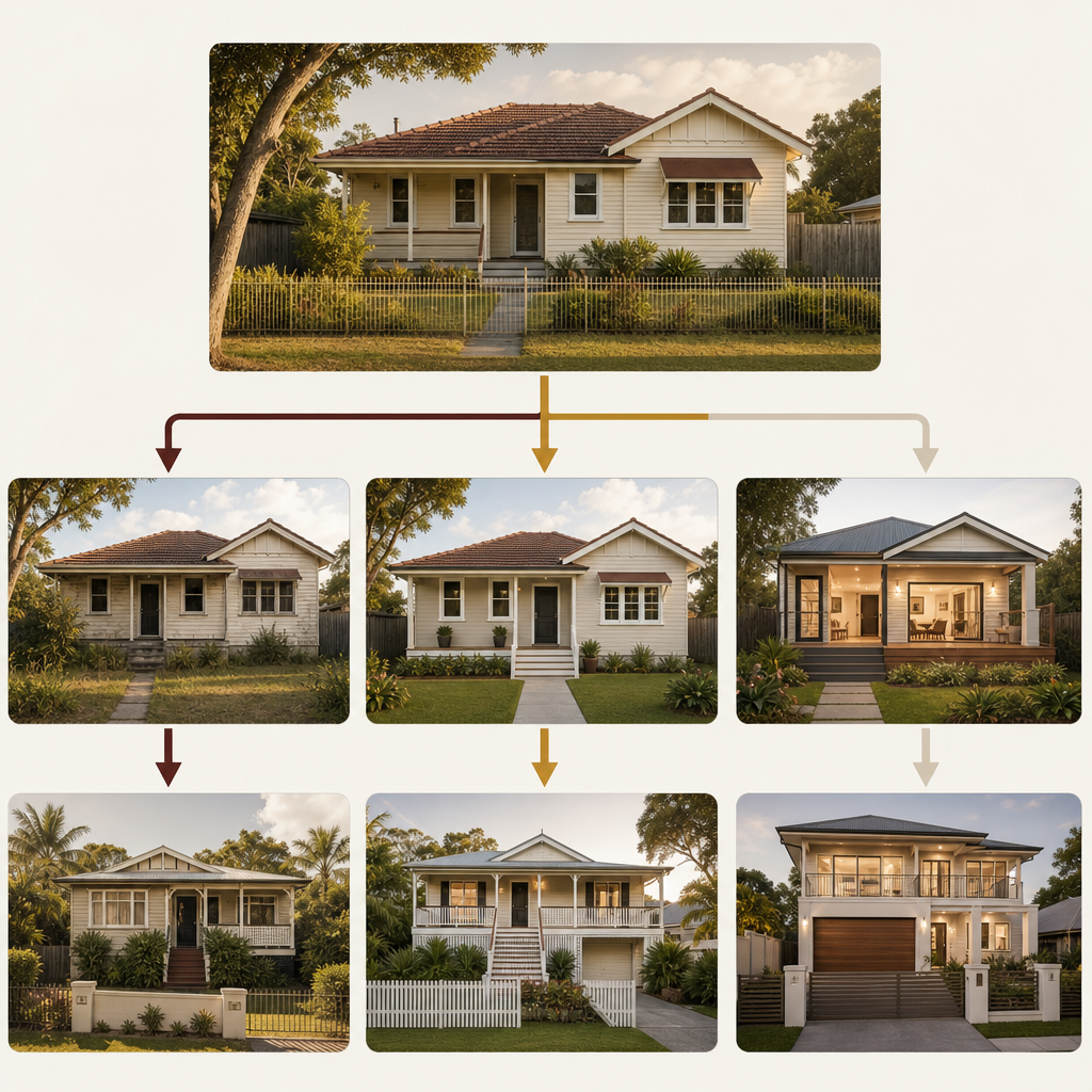 Renovation decision diagram based on costs and comparable sales